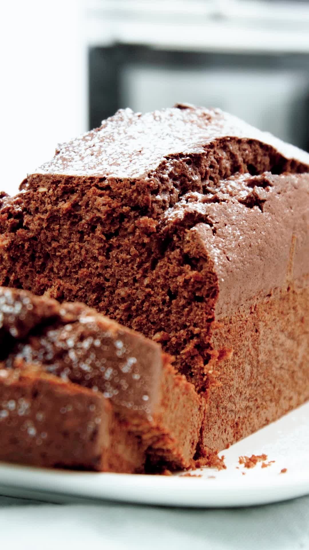 Easy Moist Nutella Hazelnut Cake