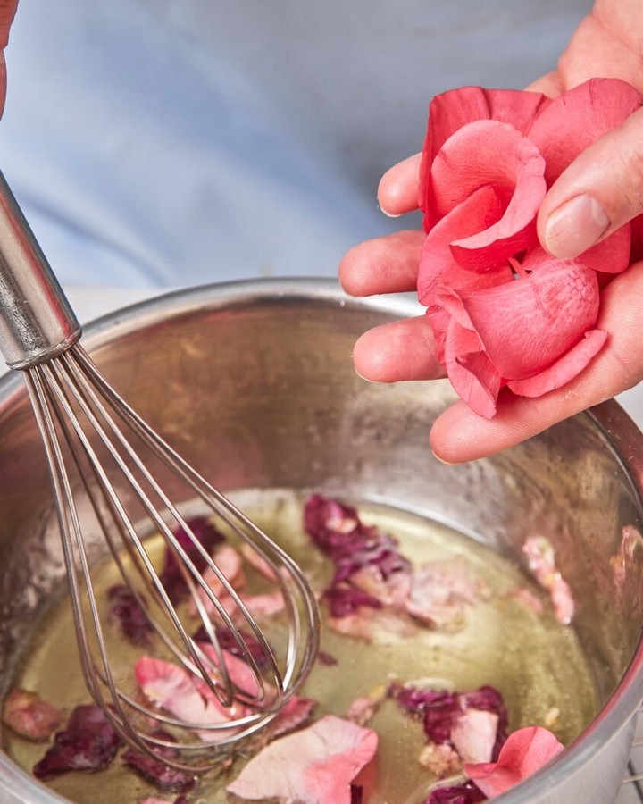Summer Rose Ice Cream with Beetroot