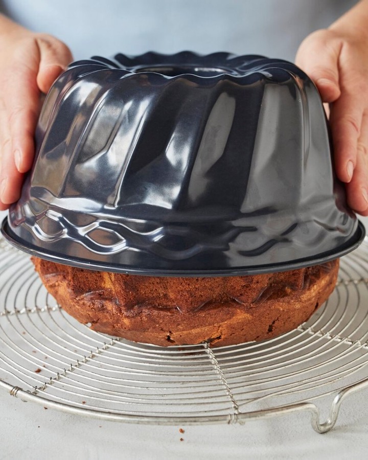 German Eggnog Marble Bundt Cake