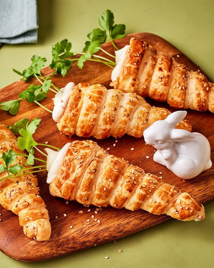 Festive Easter Puff Pastry Carrot Appetizers