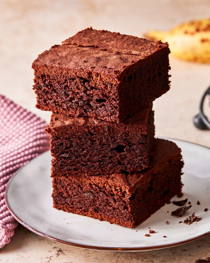 Easy Moist Chocolate Banana Brownies