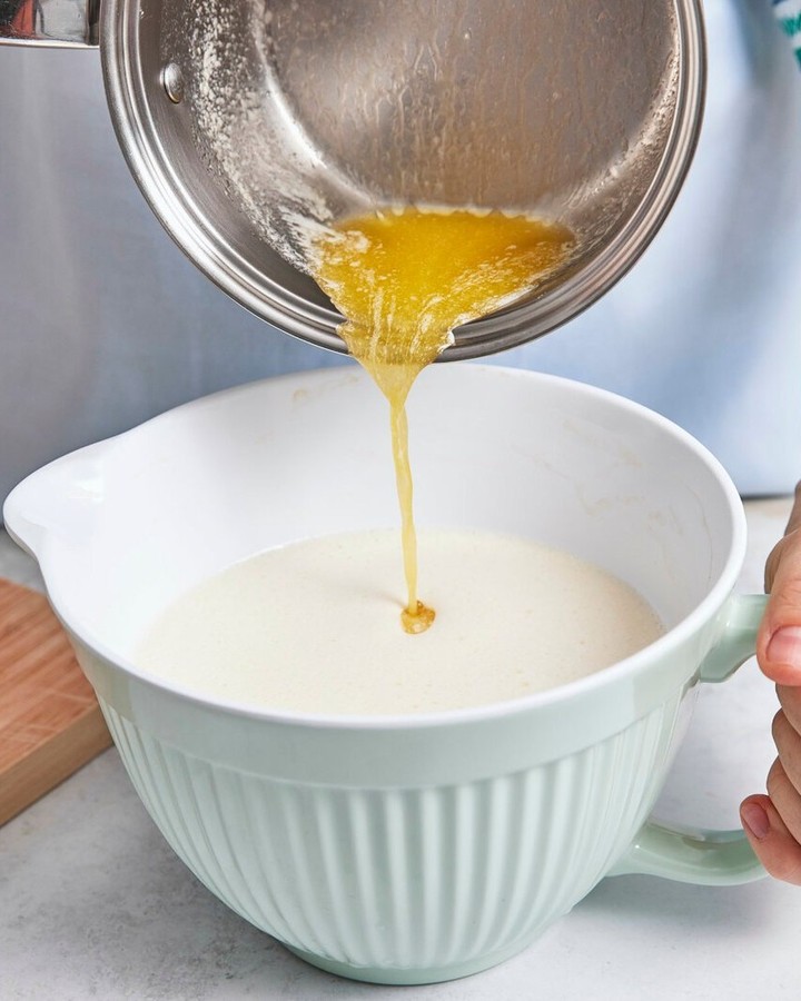 Classic Breton Plum Custard Cake with Rum