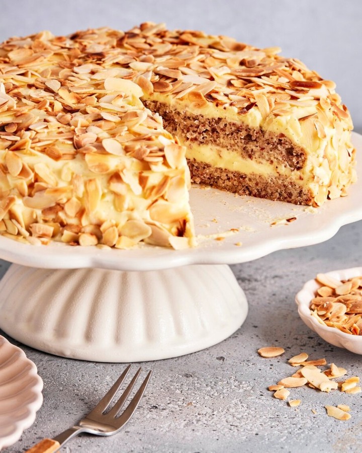 Swedish Almond Cake Inspired by Ikea
