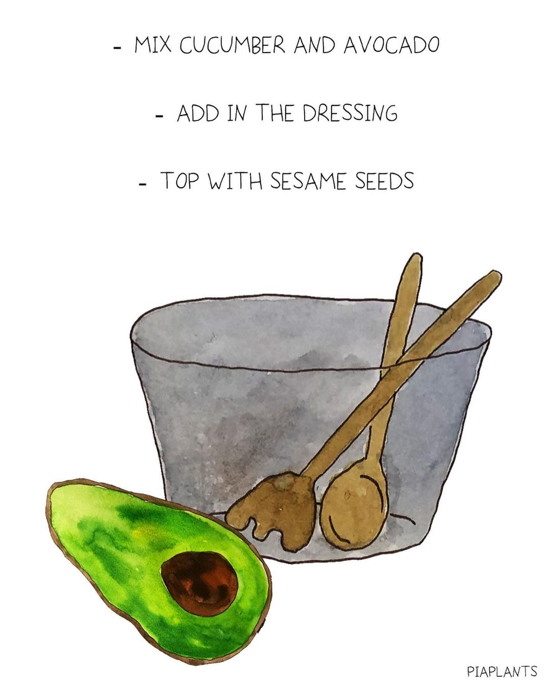 cucumber avocado salad