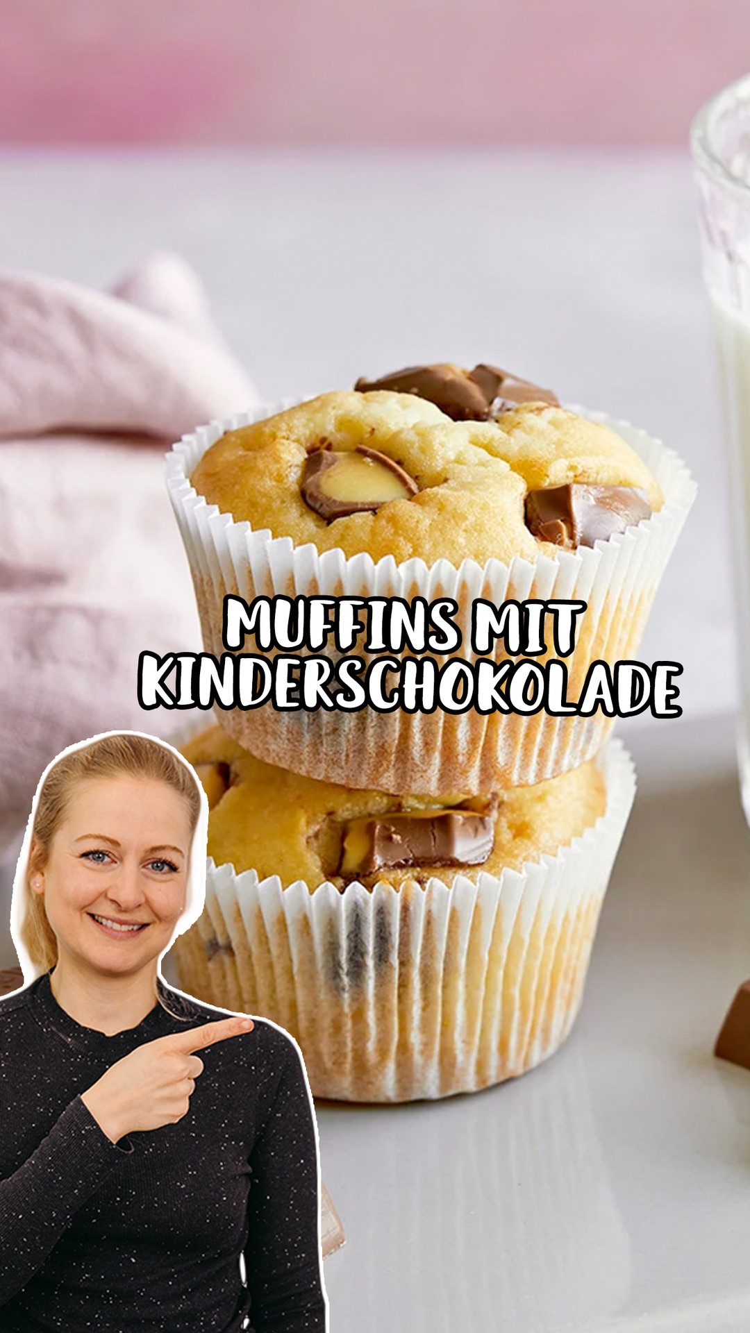 Moist Kinder Chocolate Muffins for Kids and Adults