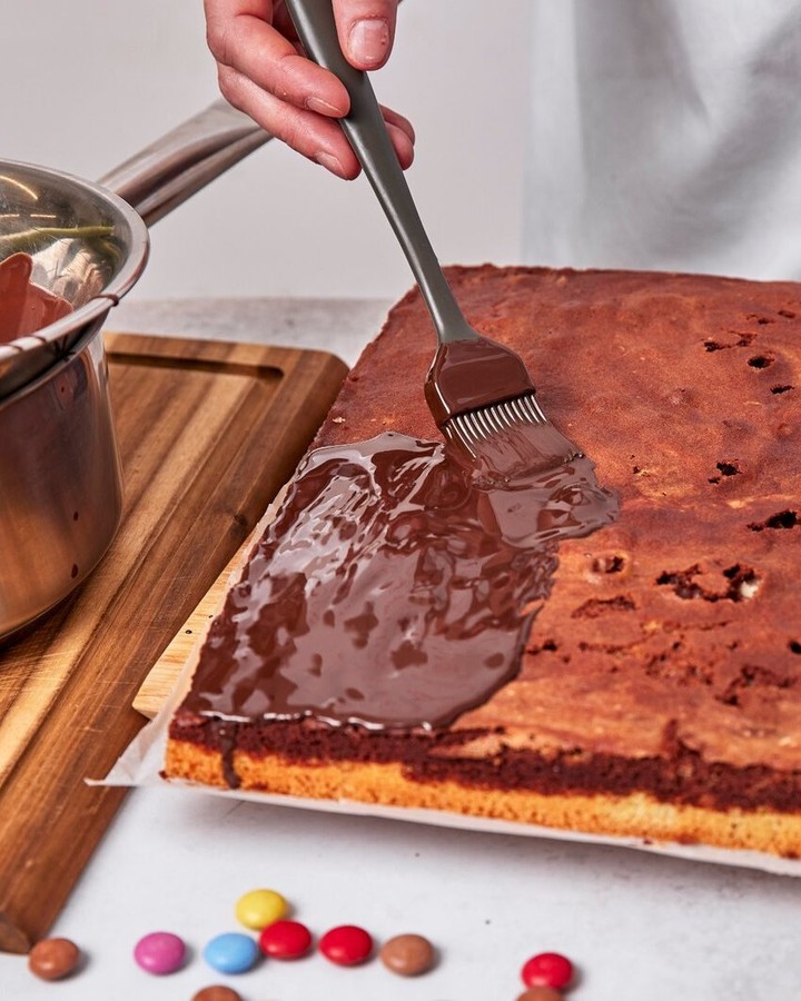 Classic German Marble Sheet Cake