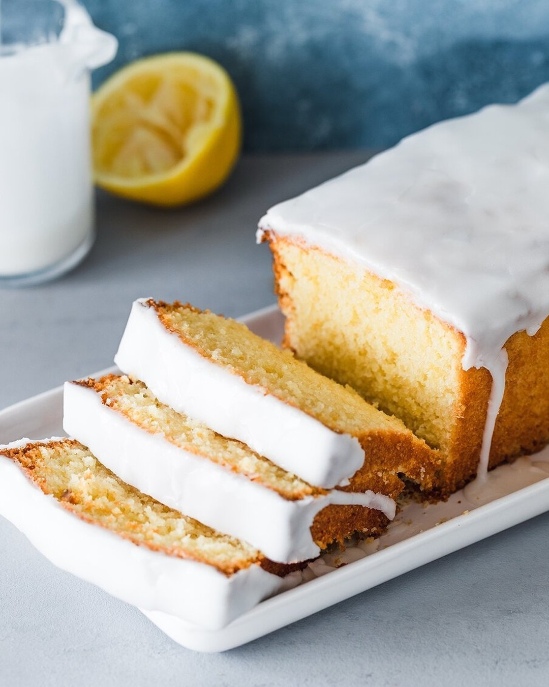 Moist Lemon Cake with Zesty Glaze