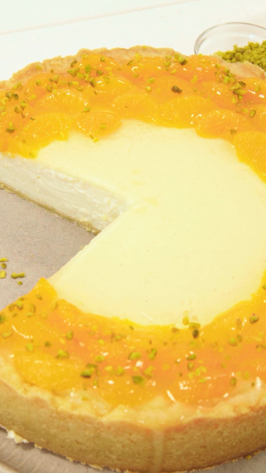 Grandma's Classic Quark Cake with Mandarins