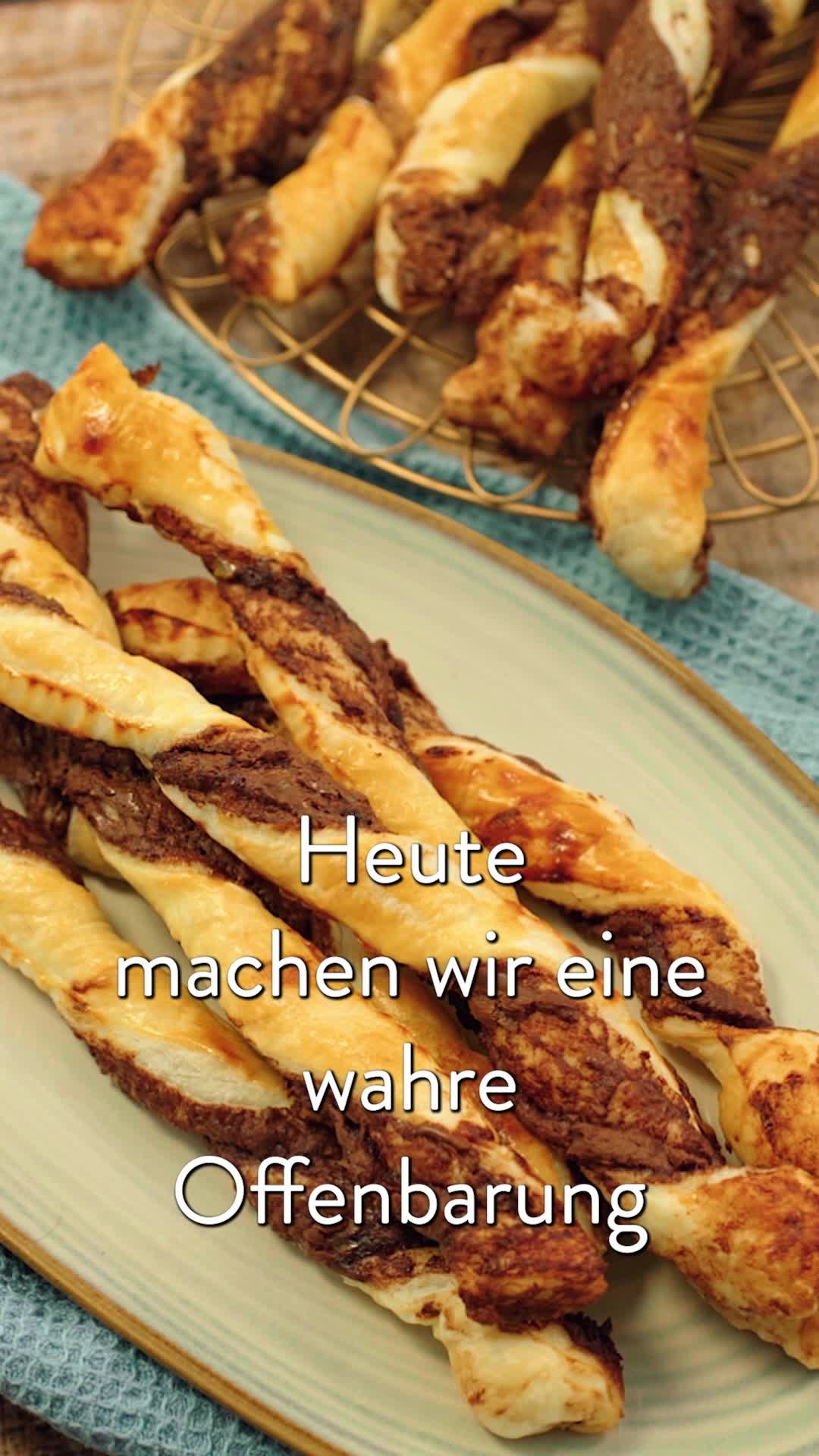 Quick Nutella Puff Pastry Sticks