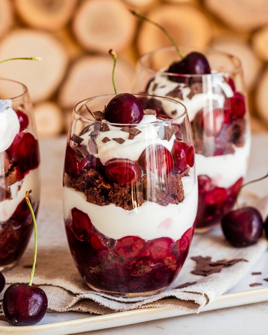Black Forest Cherry Layered Dessert
