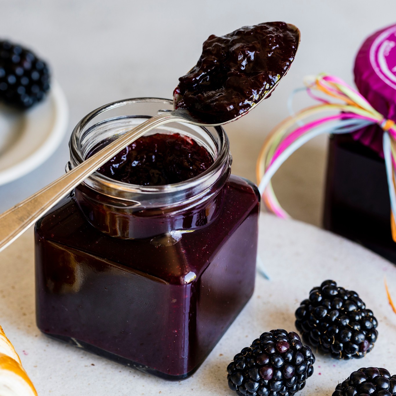 Homemade Blackberry Jam with Gel Sugar