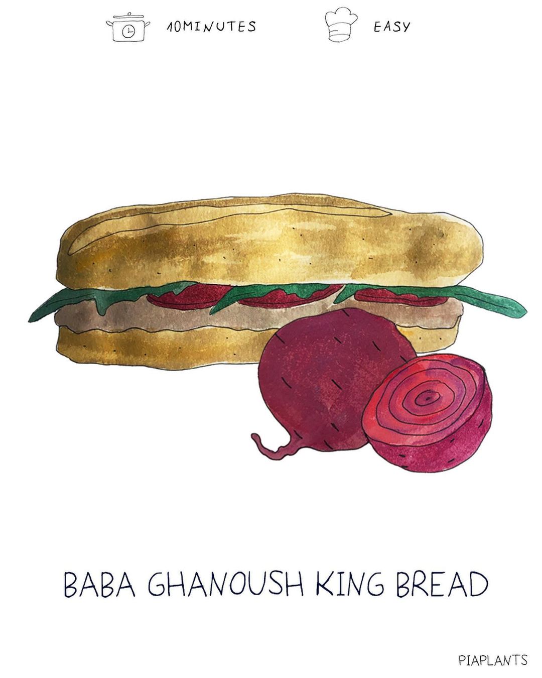 Baba Ghanoush Kind Bread
