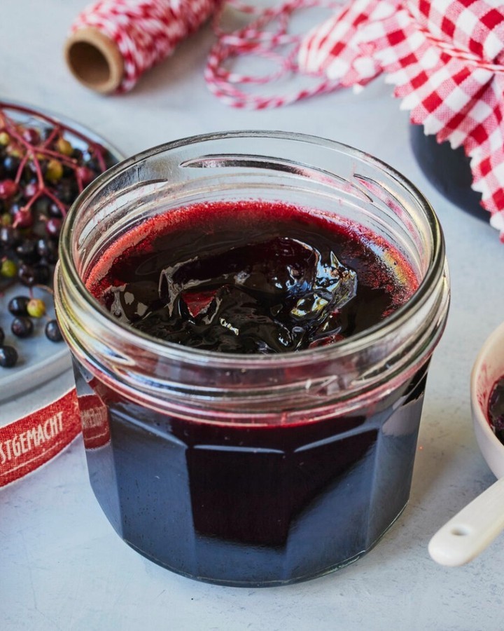 Traditional Elderberry Jam Like Grandma's