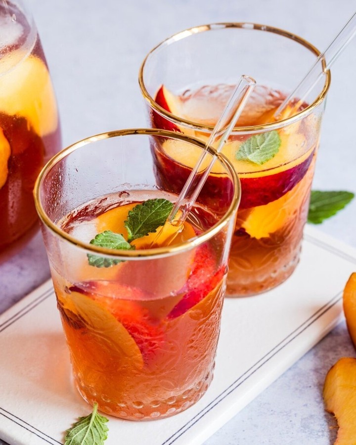 Easy Homemade Peach Iced Tea for Summer