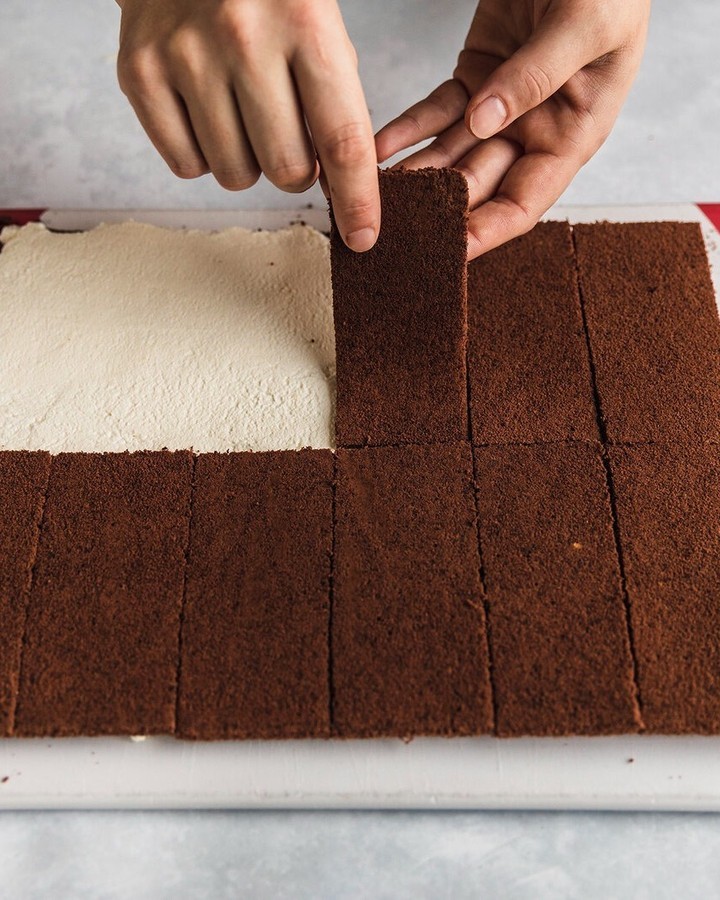 German Chocolate Milk Slice Cake