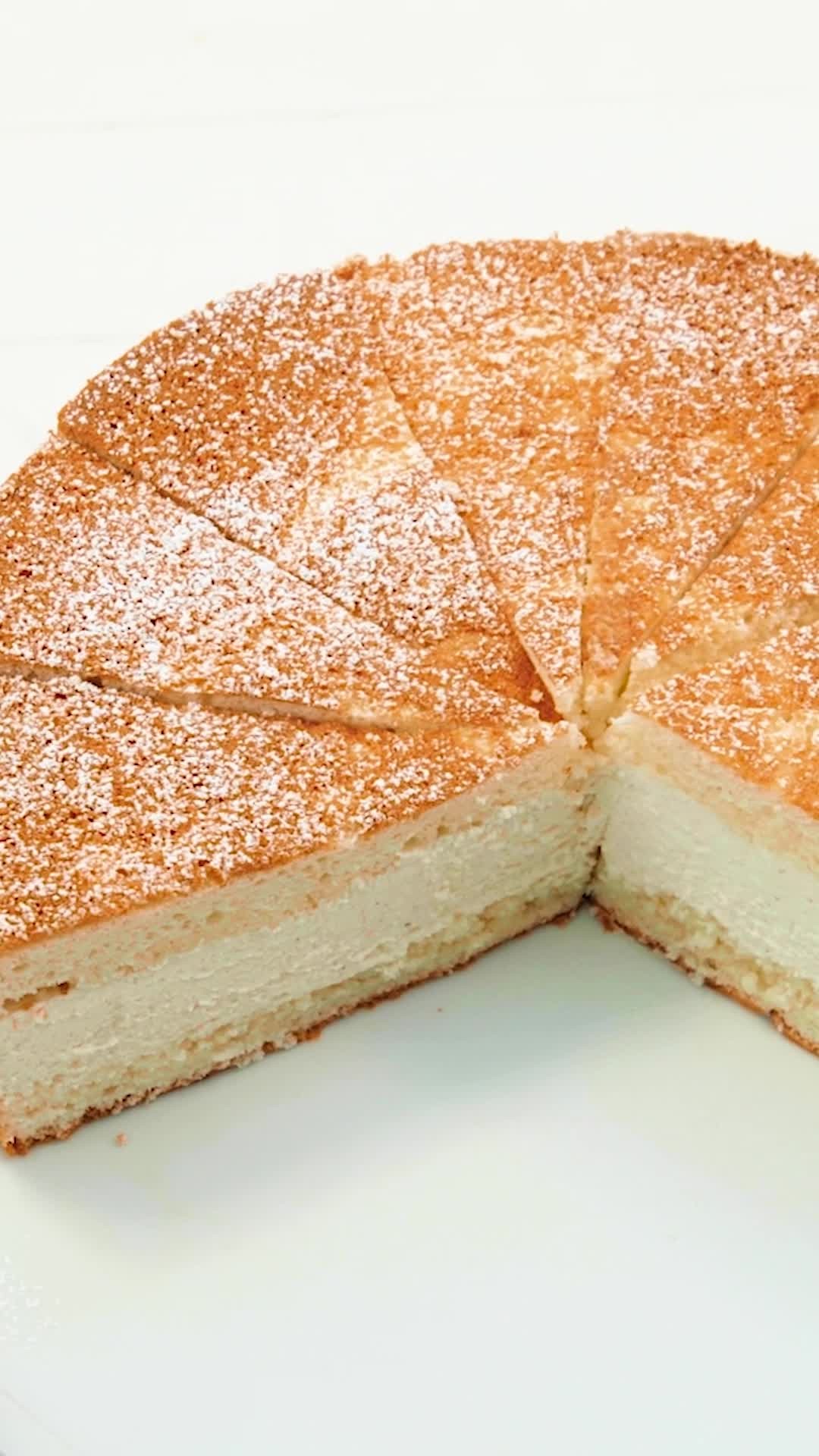 Traditional German Quark Cream Cake