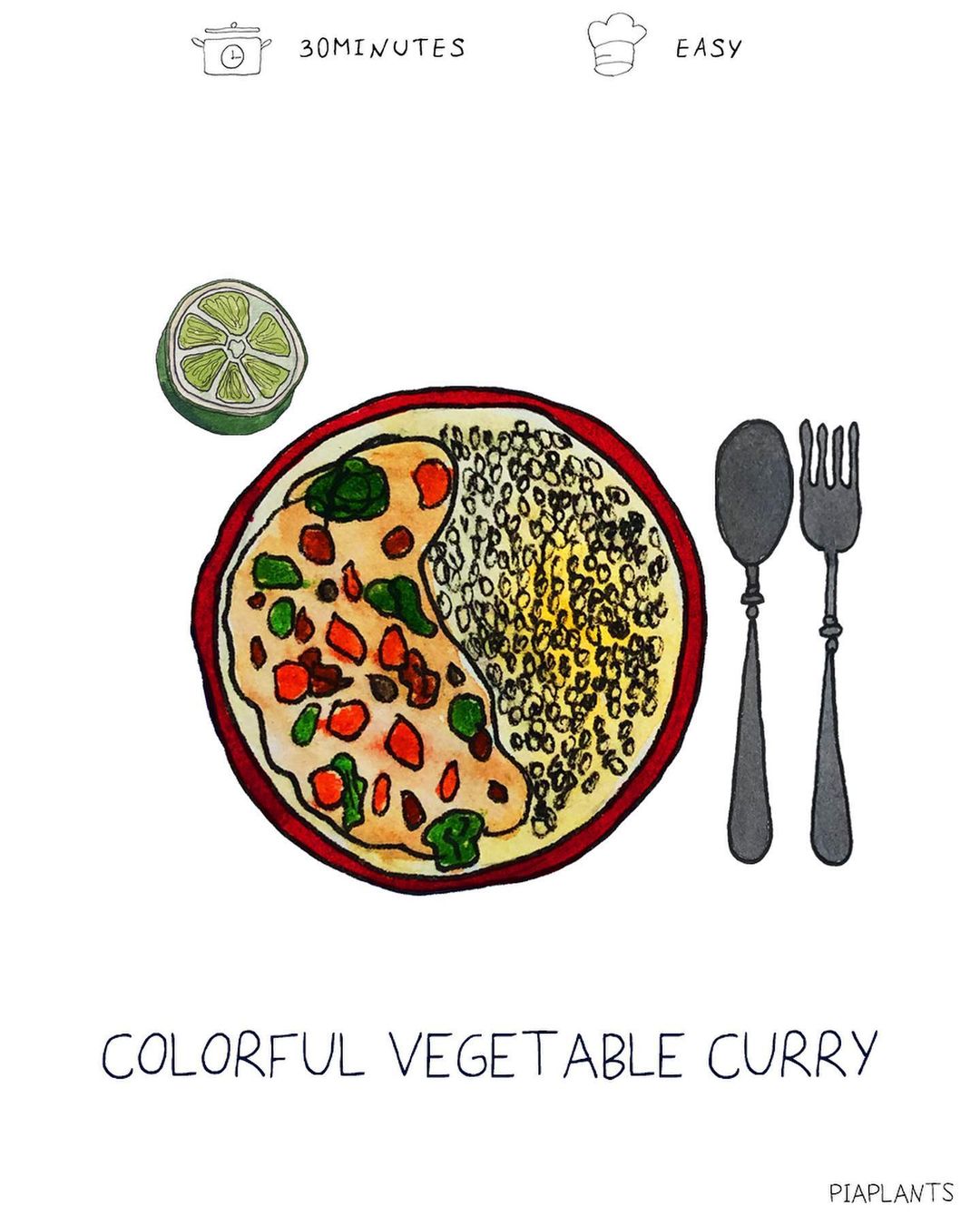 Colorful Vegetable Curry