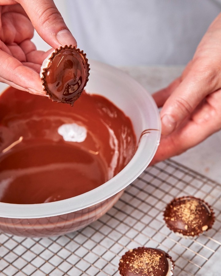 No-Bake Cheesecake Bites with Chocolate and Lemon