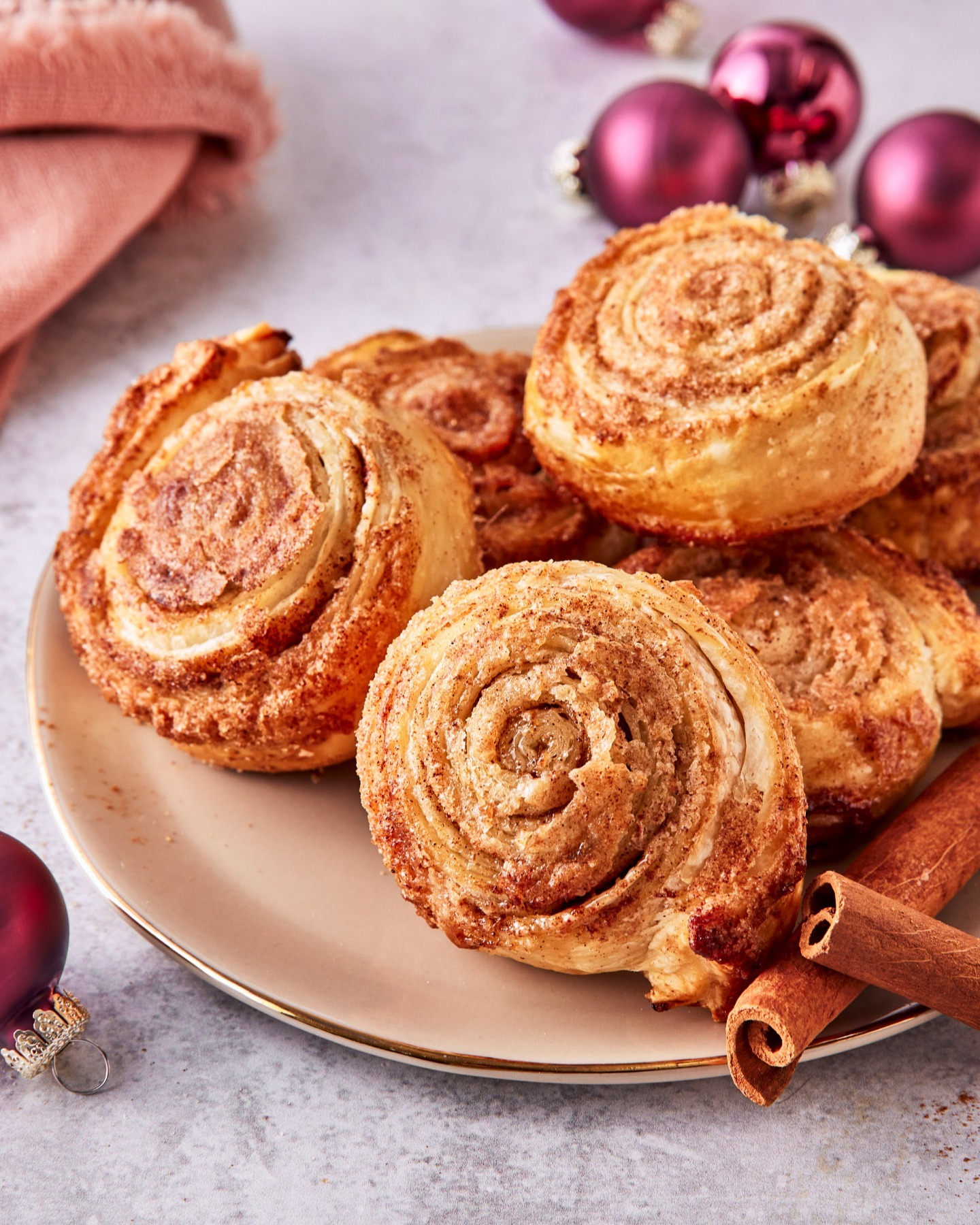 Easy Homemade Puff Pastry Cinnamon Rolls
