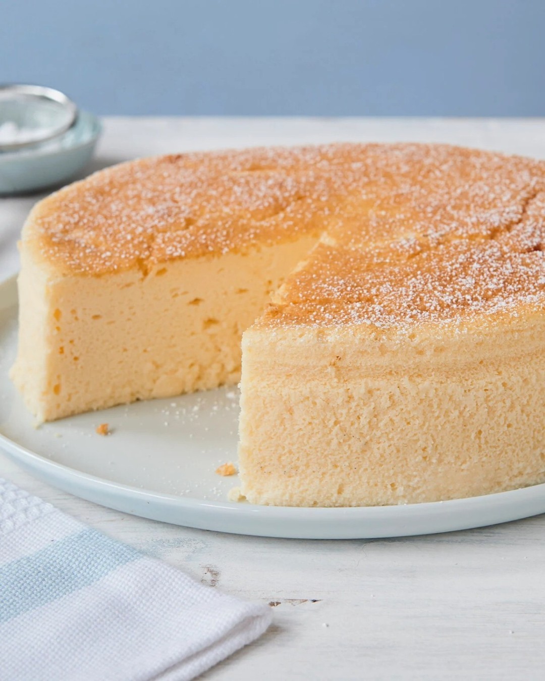 Fluffy Japanese Baked Cheesecake