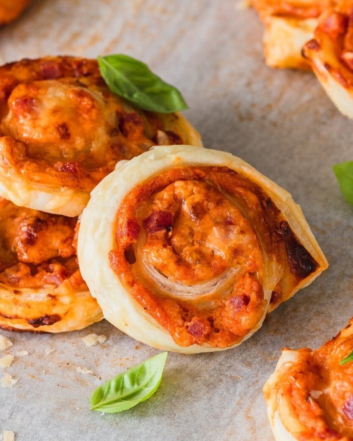 Perfect Party Pizza Puff Pastry Snails