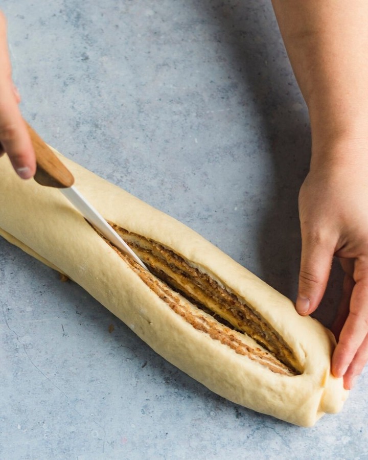 Classic Hazelnut Yeast Braid