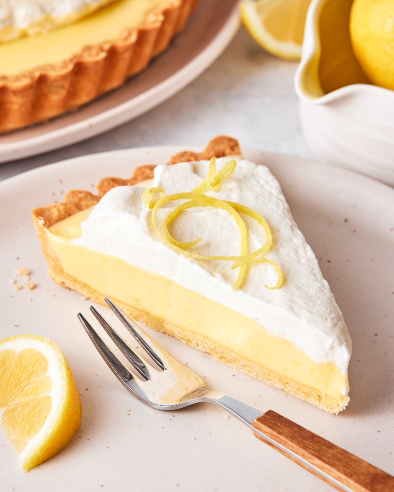 Classic Homemade Lemon Curd Tart