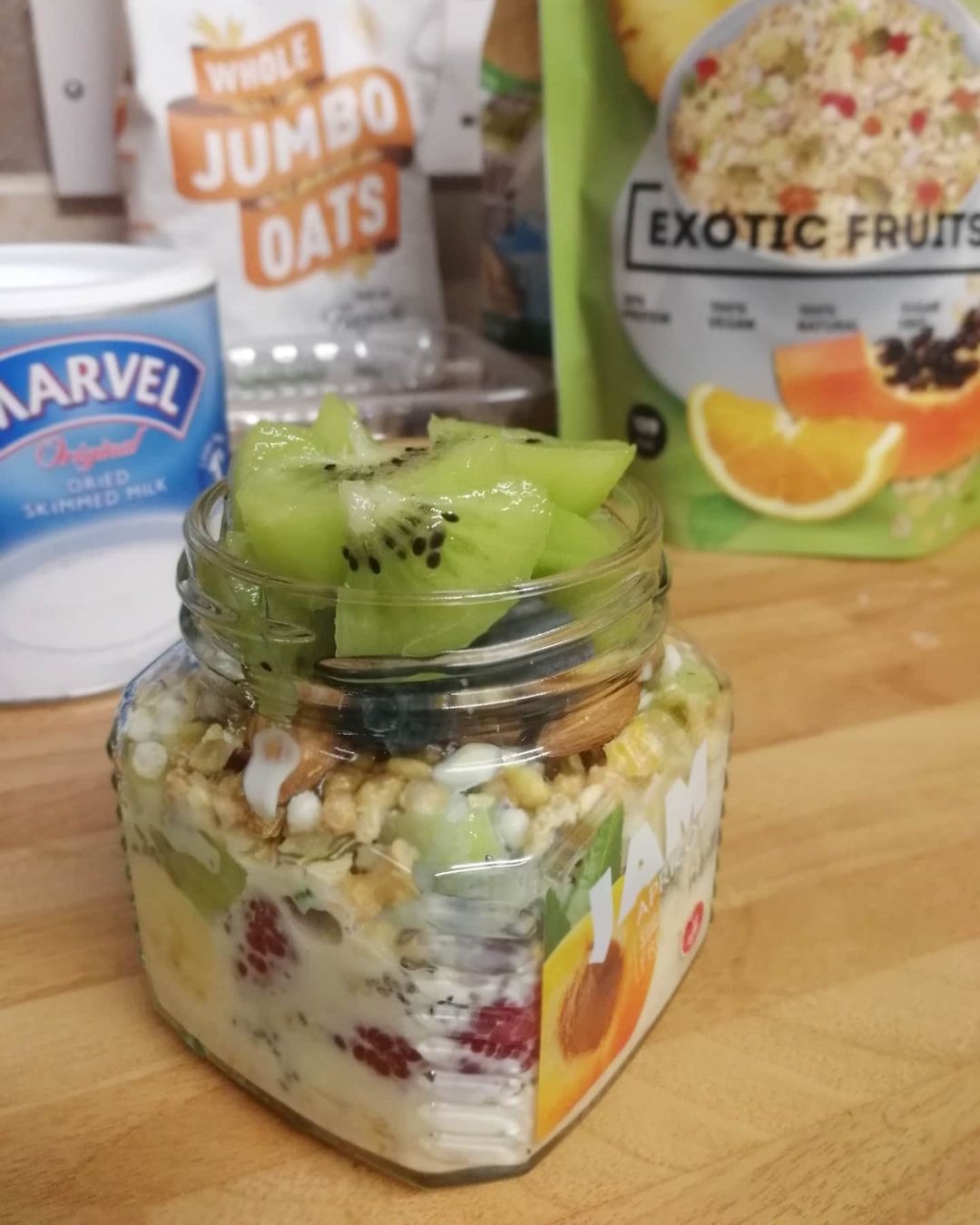 Easy Overnight Lazy Porridge Breakfast
