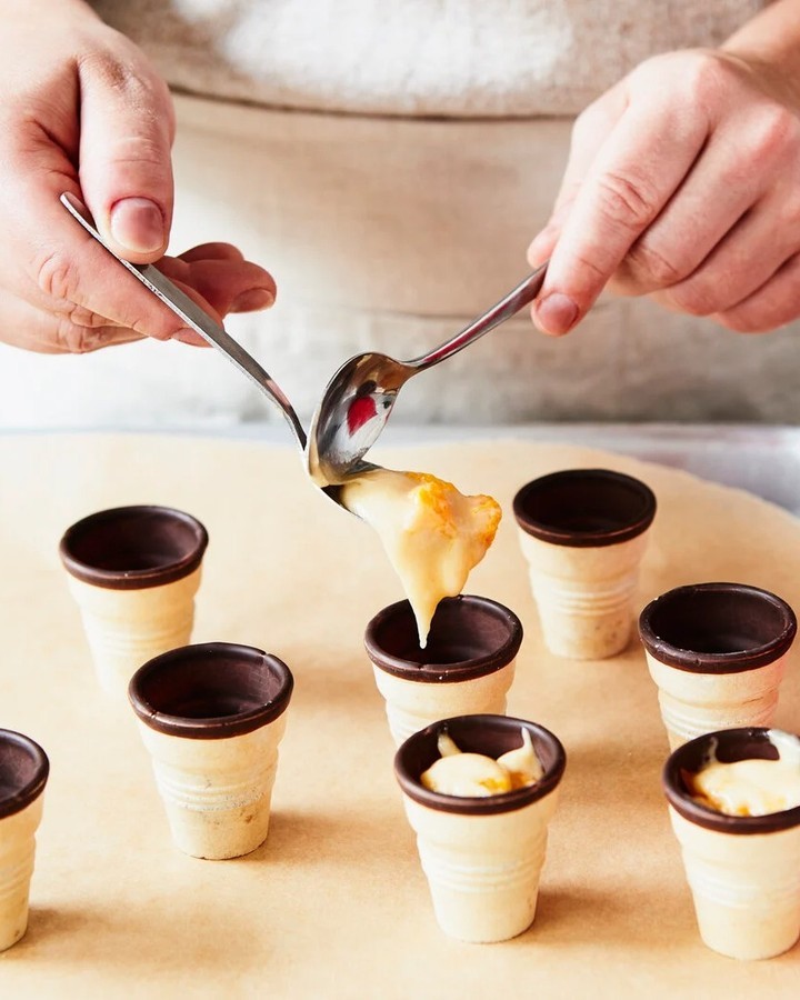 Kid-Friendly Waffle Cup Mini Cakes