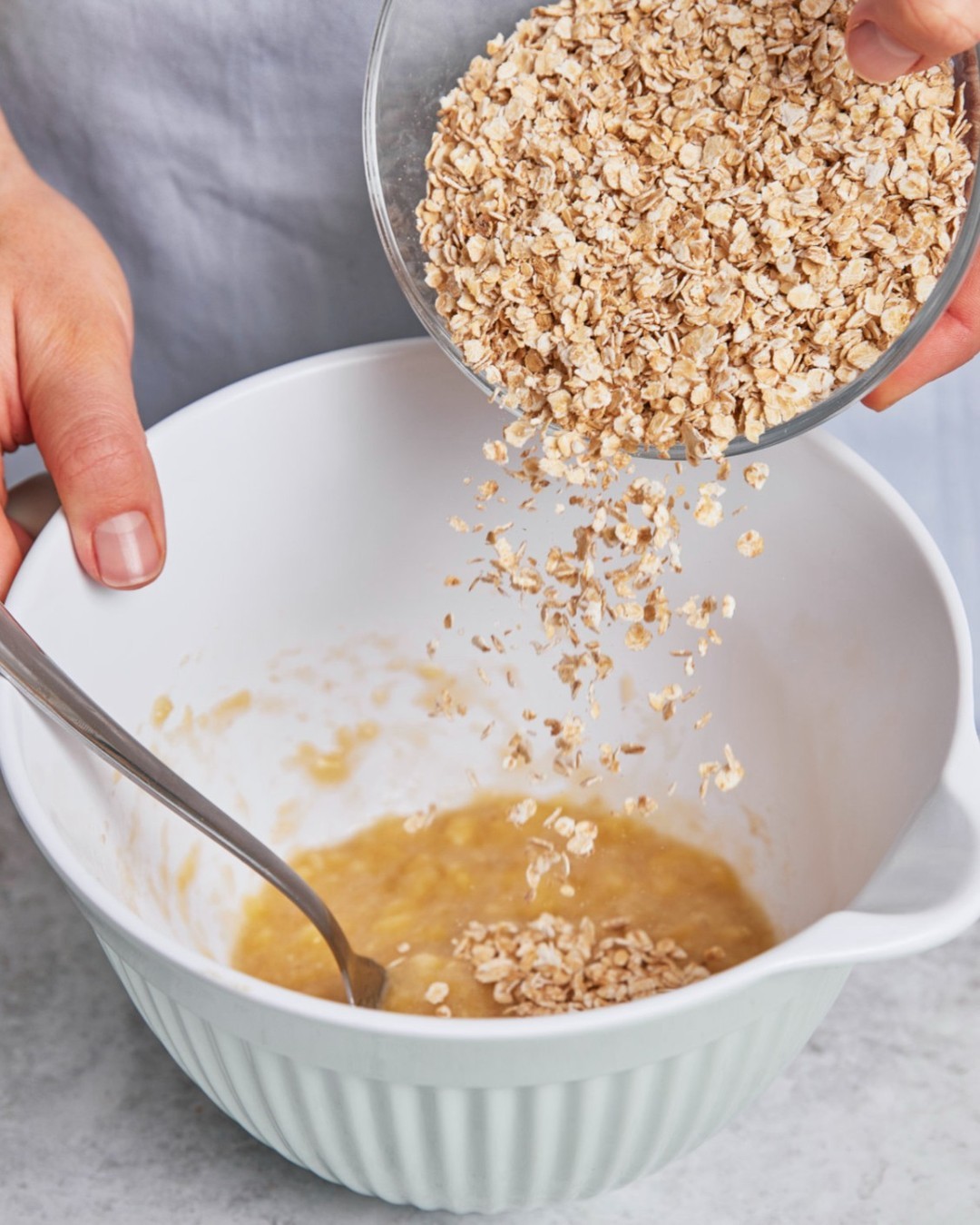 Easy 3-Ingredient Baked Banana Oat Cookies