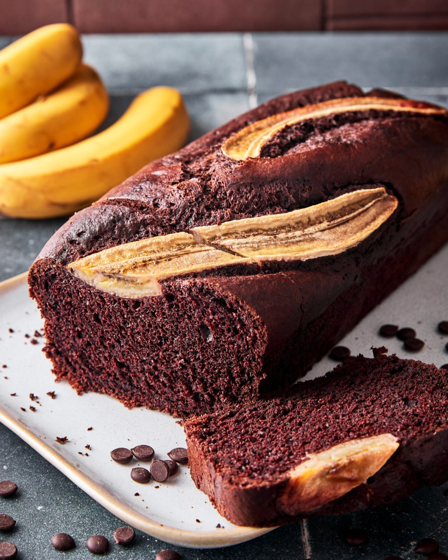Easy Vegan Chocolate Banana Bread