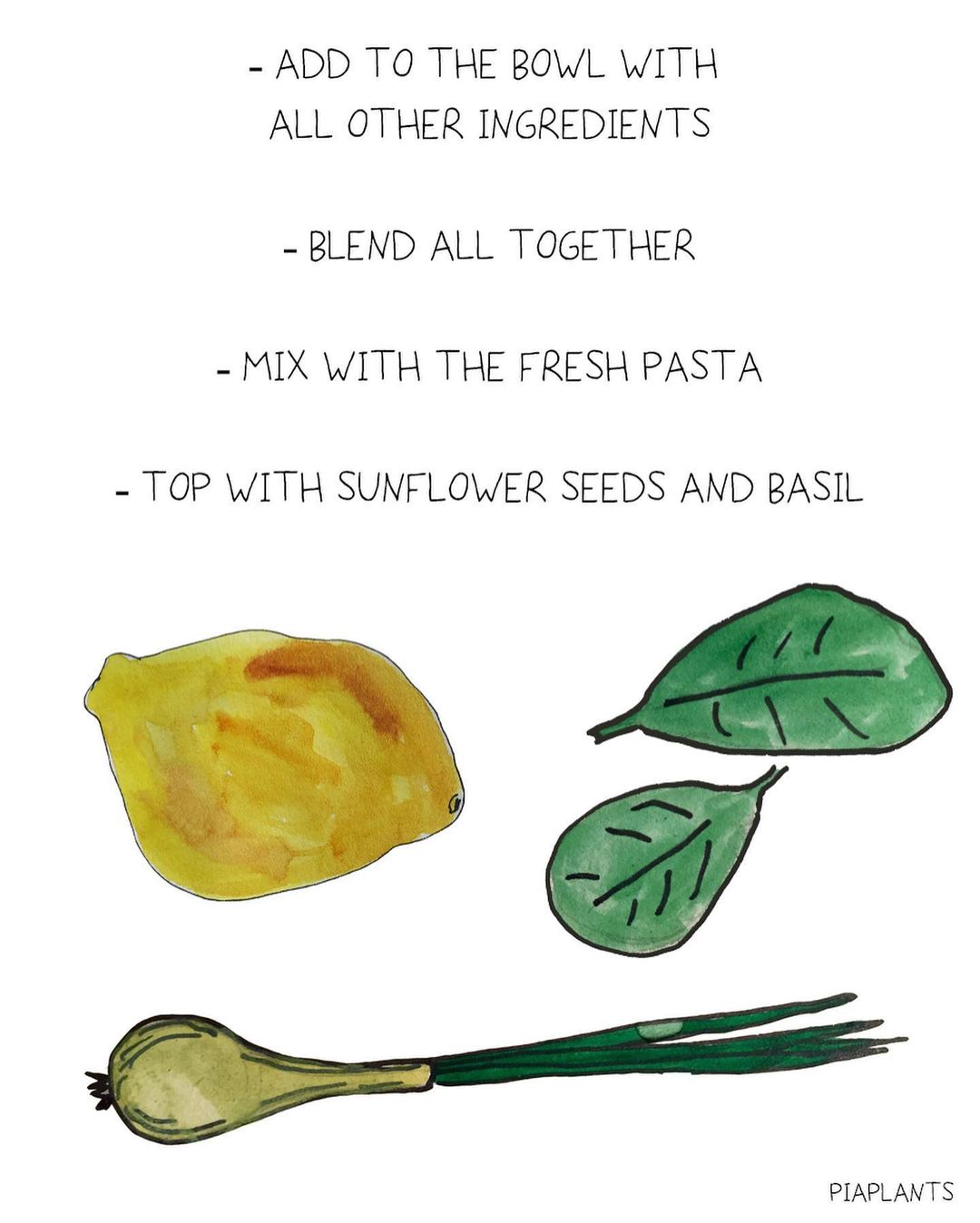 Avocado Spinach Pasta