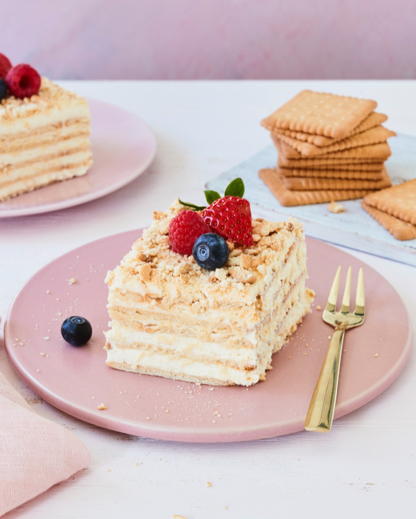 No Bake Milkmaid Condensed Milk Cake