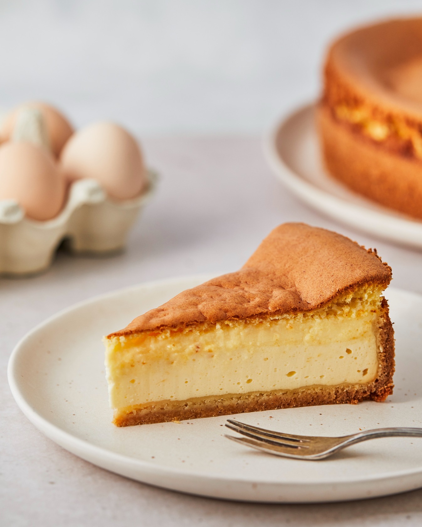 German Layered Quark and Custard Cake