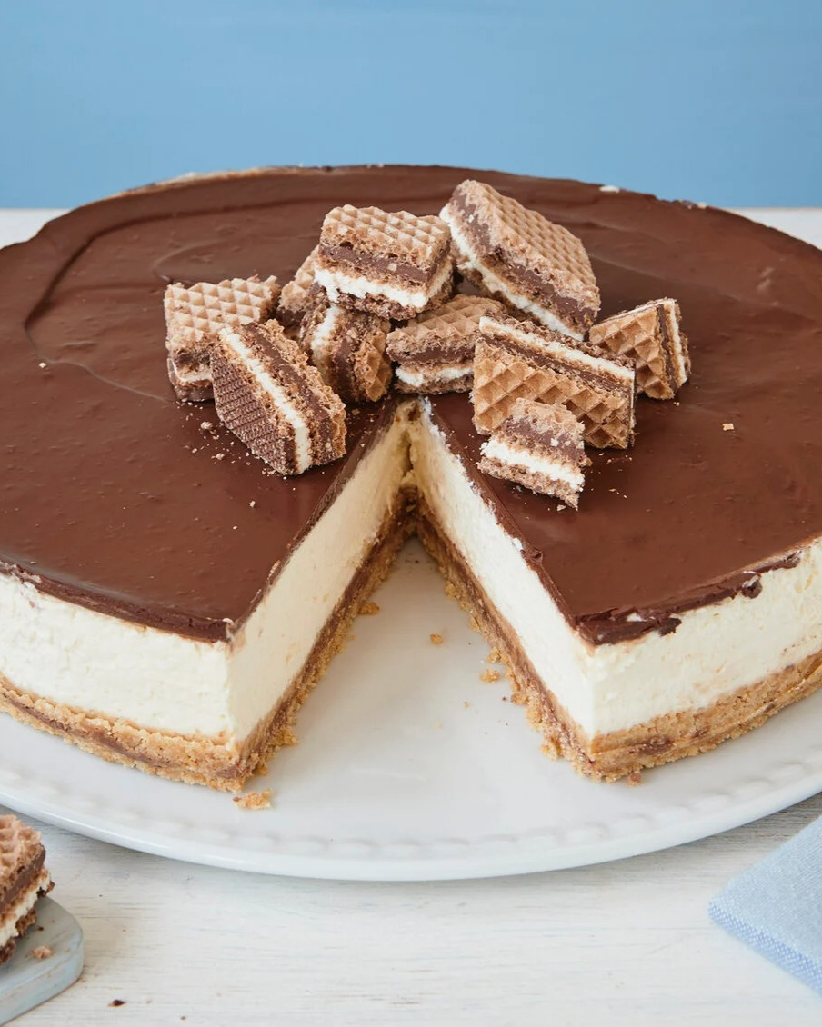 No Bake Knoppers Wafer Torte