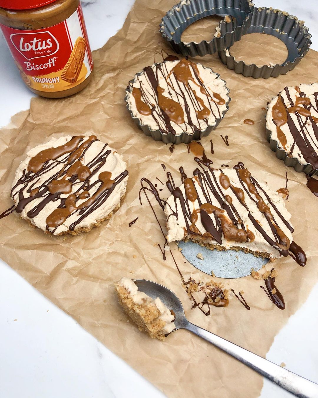 Vegan Biscoff Cheesecake Dessert