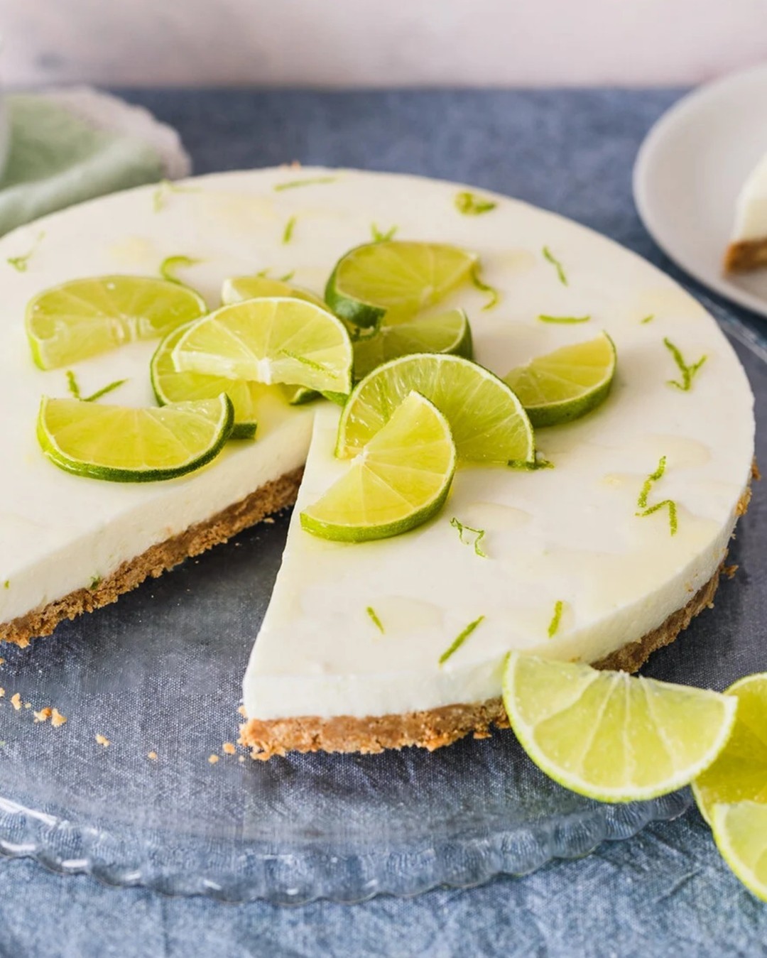 Summer No Bake Lime Cheesecake