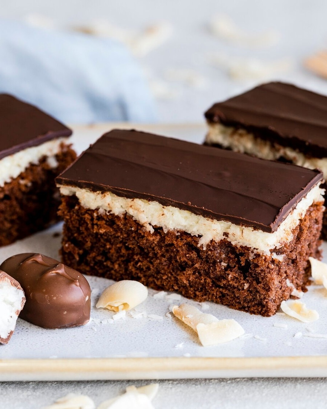 Coconut Chocolate Bounty Layer Cake