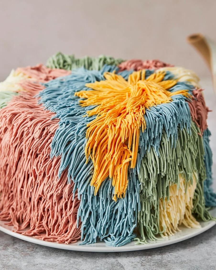 Shag Cake with Pastel Buttercream