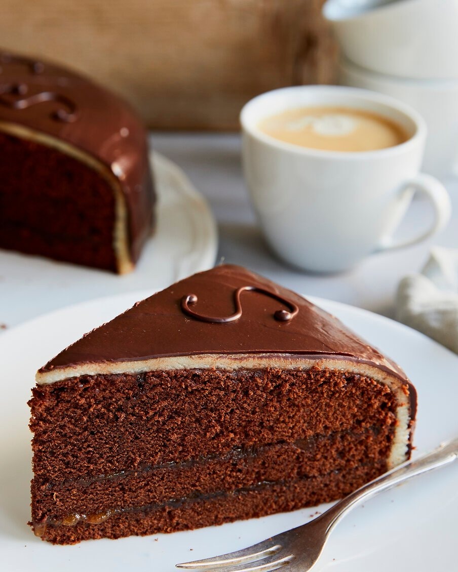Authentic Austrian Sachertorte Chocolate Layer Cake