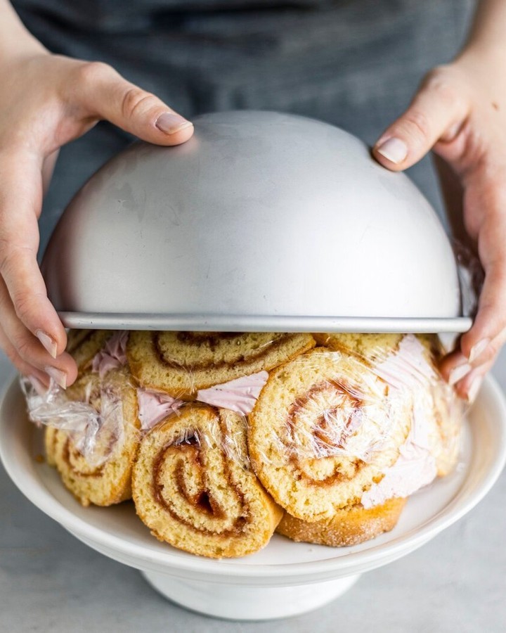 Strawberry Charlotte Dessert Roll