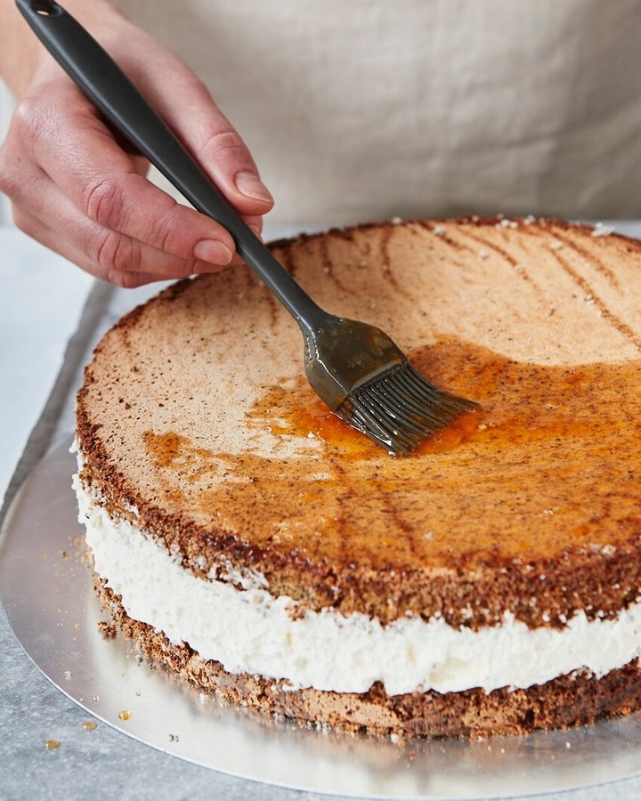 Austrian Poppy Seed Marzipan Layer Cake