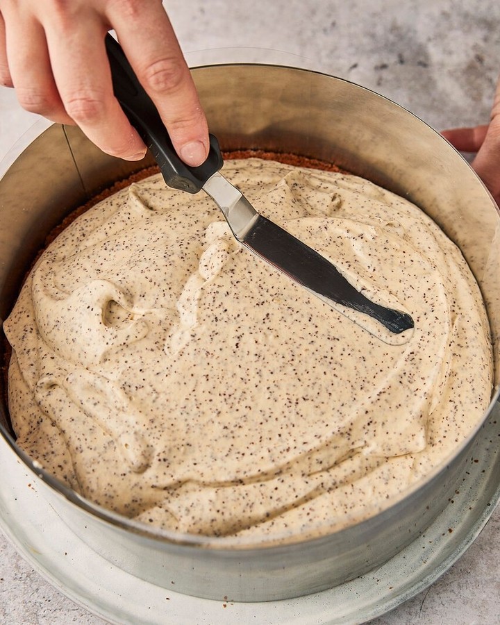 Traditional Austrian Poppy Seed Cream Cake
