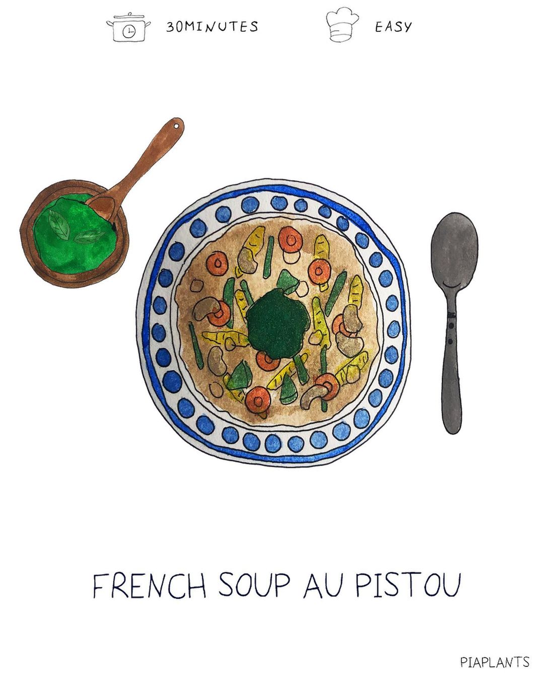 french soup au pistou