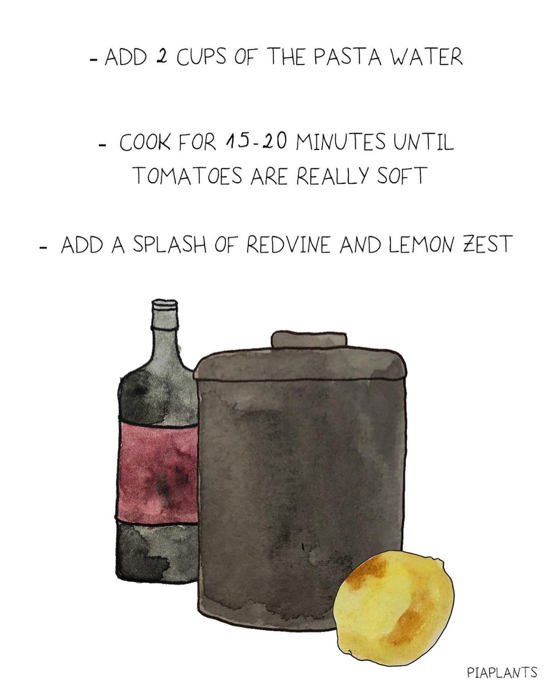 Simple Olive and Tomato Pasta Dish