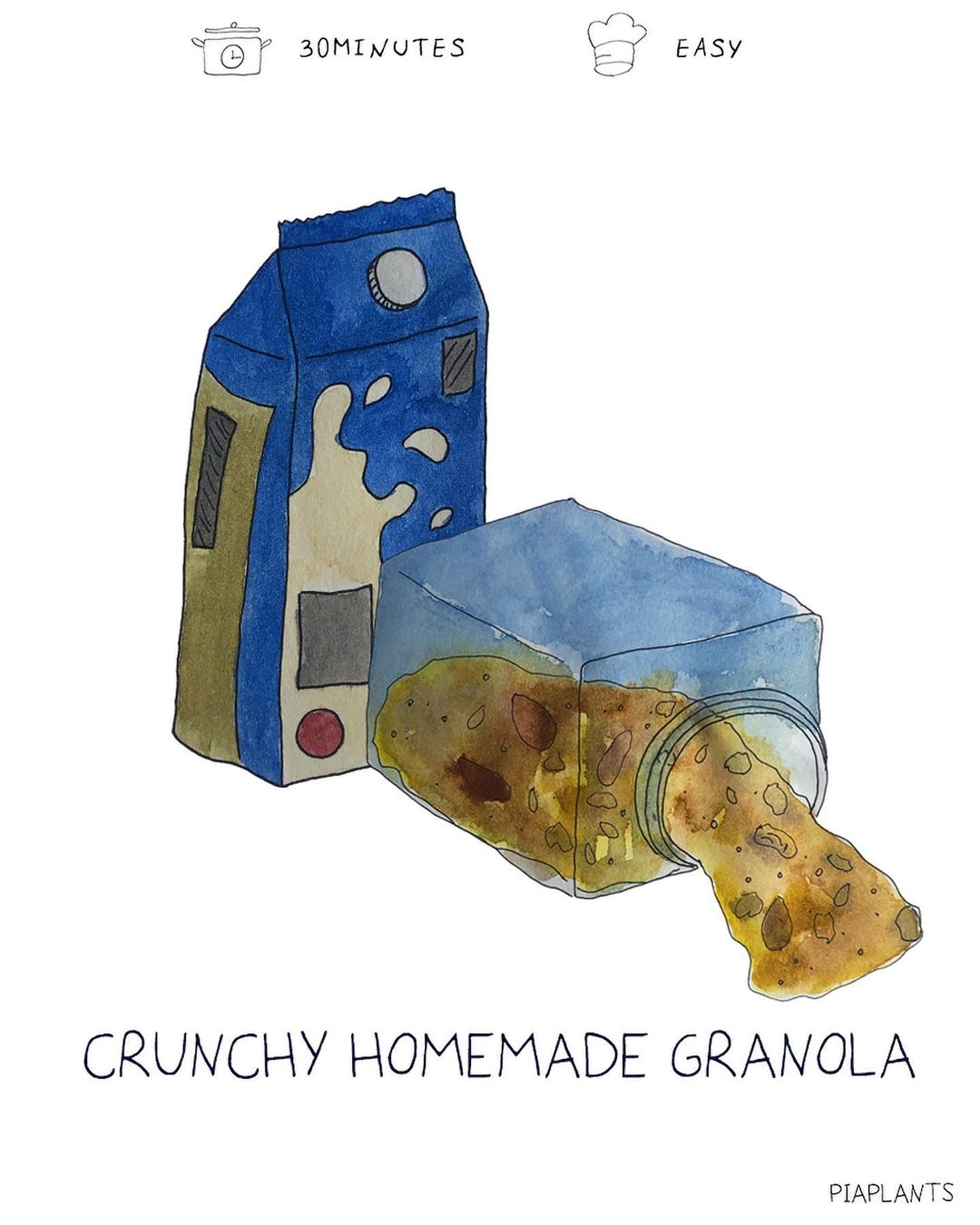 Home made granola
