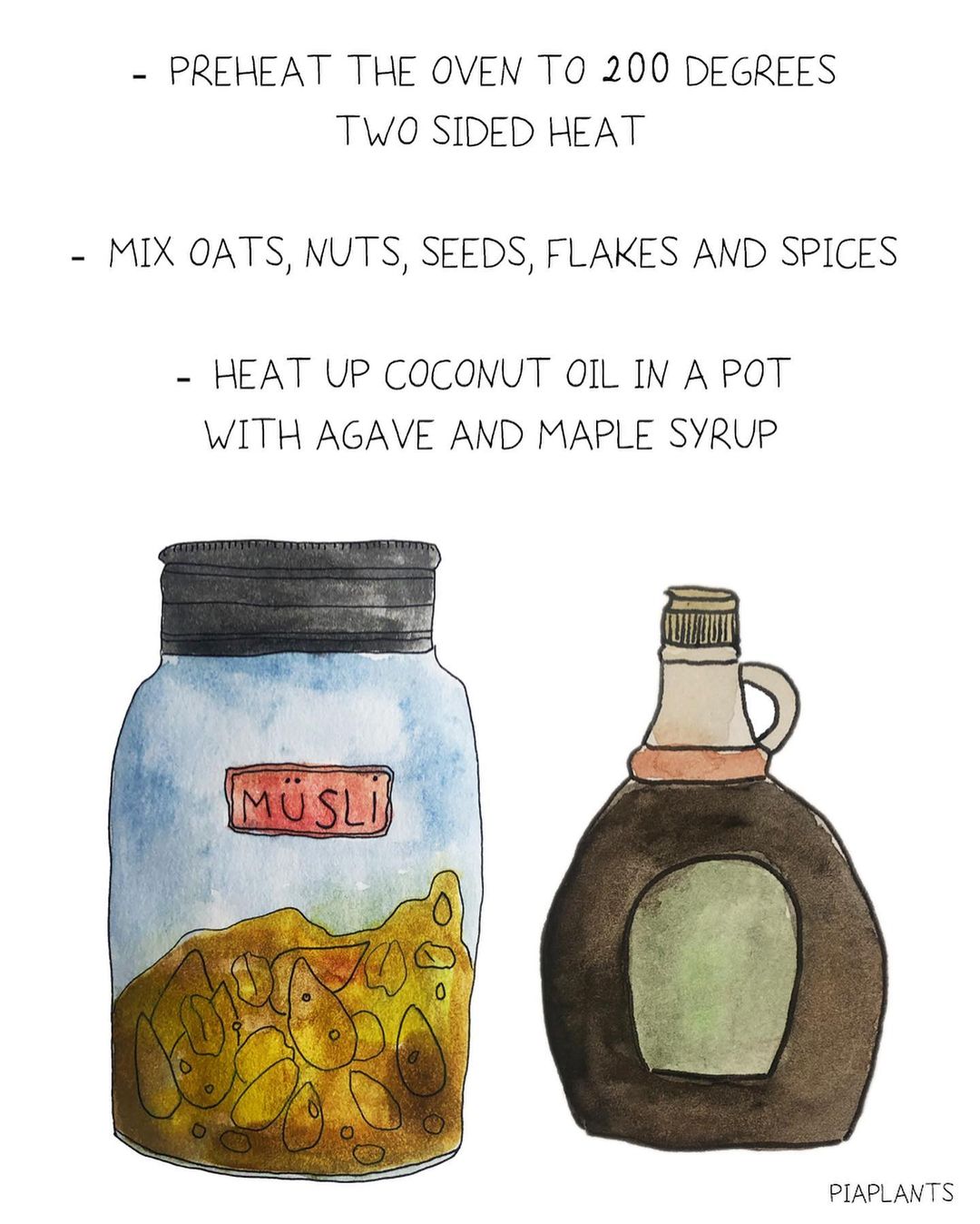 Home made granola