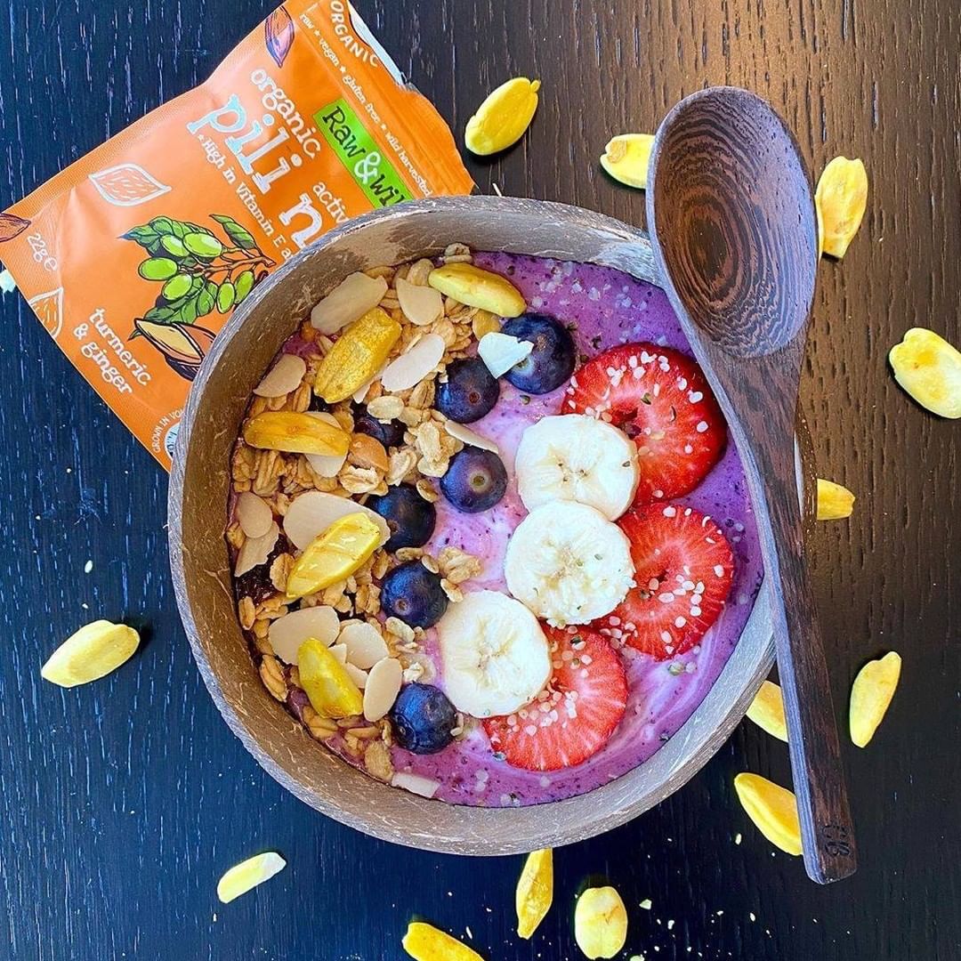 Triple Berry Smoothie Bowl with Fresh Toppings