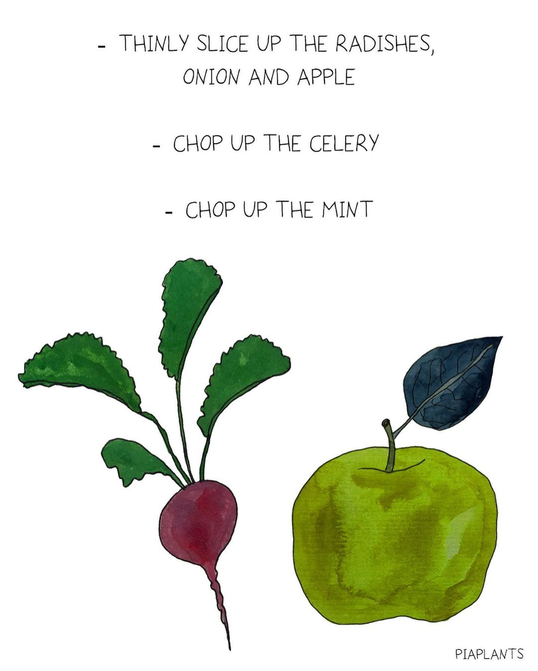Crunchy Celery Apple Salad