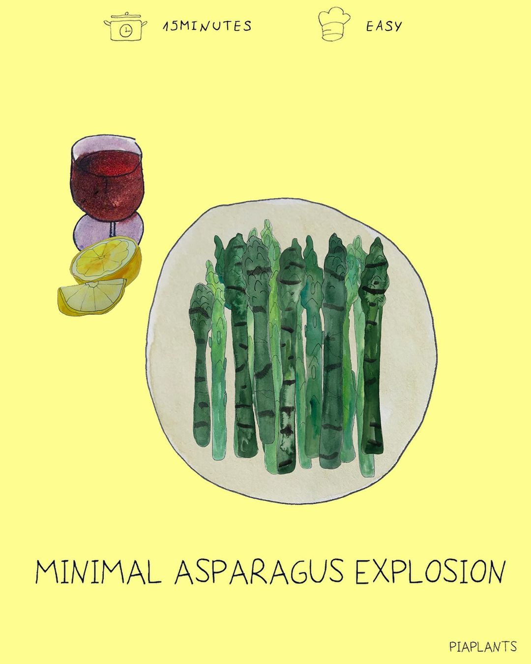 Fried Asparagus with Balsamic and Lemon